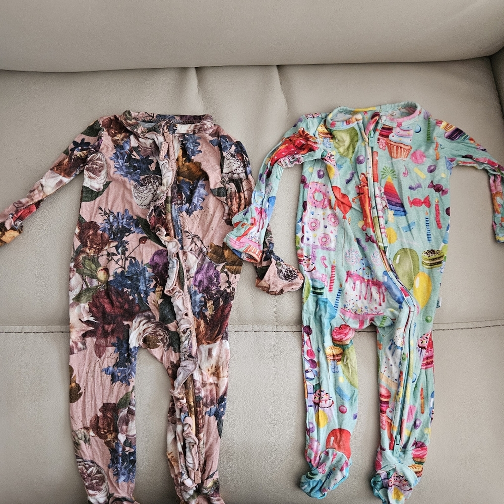 Posh Peanut Baby girl Zip Up pair